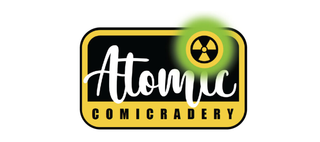 Atomic Comicradery podcast logoAtomic Comicradery podcast logo