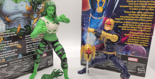 Review: Marvel Legends Team Up! She Hulk And Walgreen’s Exclusive Nova 6 Inch Action Figure