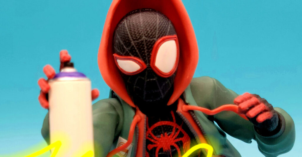 Review Sentinel SV-Action Into the Spider-Verse Miles Morales GameStop Exclusive Action Figure