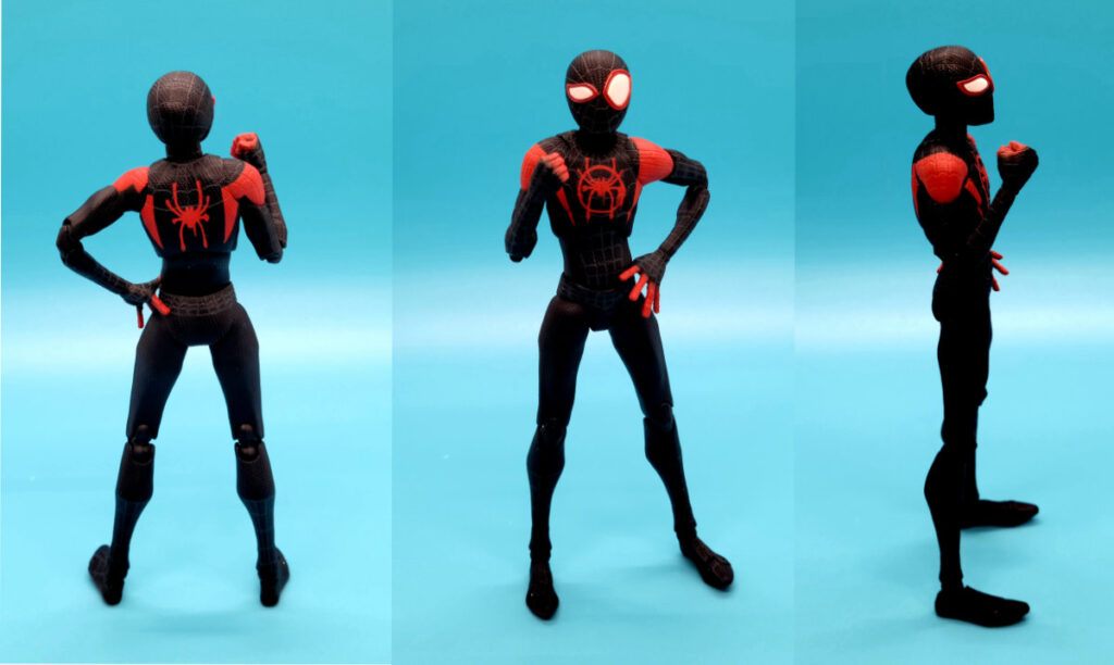 Sentinel SV-Action Into the Spider-Verse Miles Morales GameStop Exclusive Action Figure 05