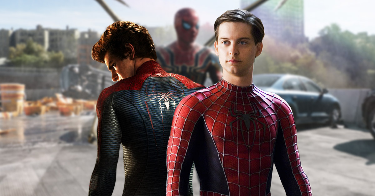 Spider-Man: No Way Home - Andrew Garfield & Tobey Maguire On Set