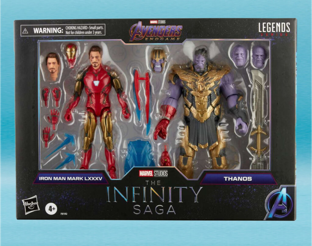 Marvel Legends Infinity Saga Iron Man/Thanos Two Pack 6 Inch Action Figure