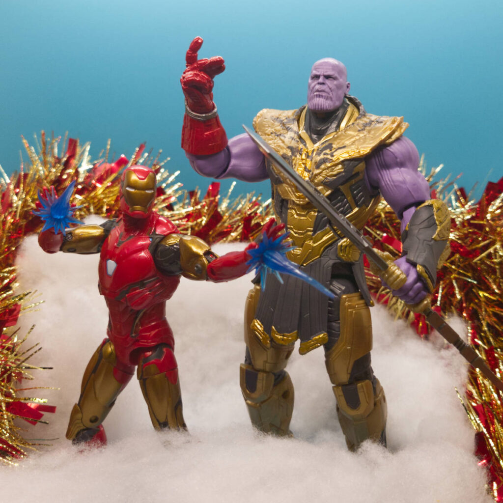 Top-10 Best Spider-Man, Marvel Action Figures To Buy Your Kids This Christmas - Infinity Saga Iron Man/Thanos two pack