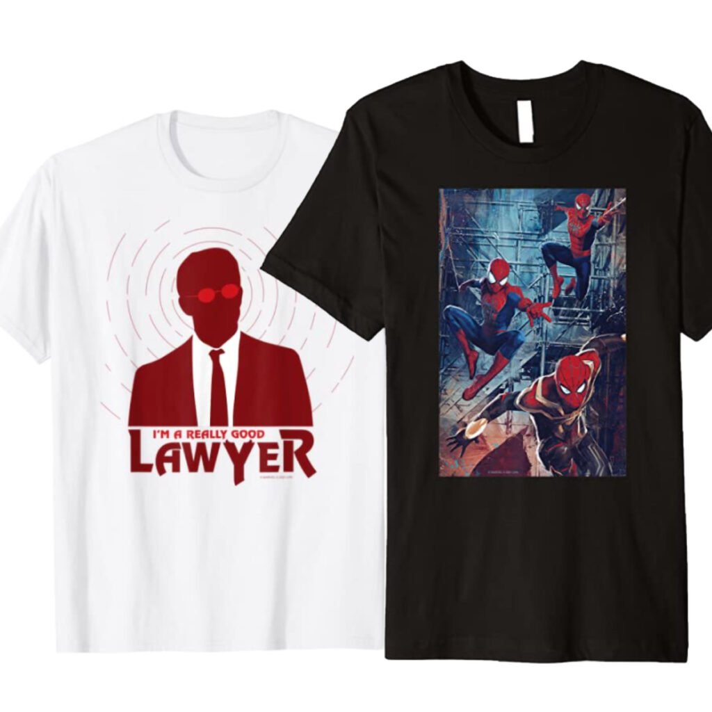 Spider-Man: No Way Home Shirts Reveal Andrew Garfield, Tobey Maguire, Daredevil