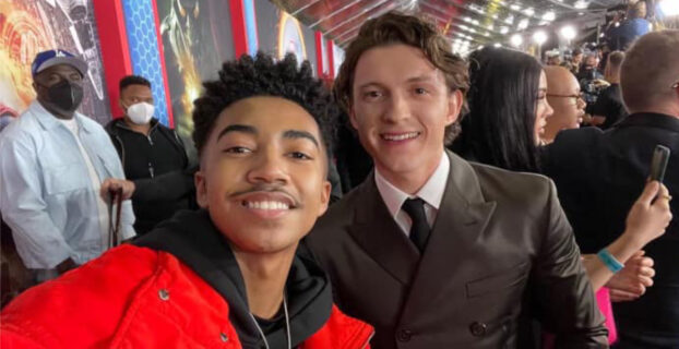 Miles Brown Fancast As Miles Morales After Photo With Tom Holland Appears