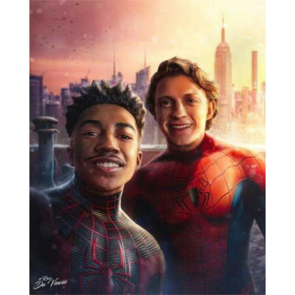 Miles Brown Fancast As Miles Morales After Photo With Tom Holland Appears