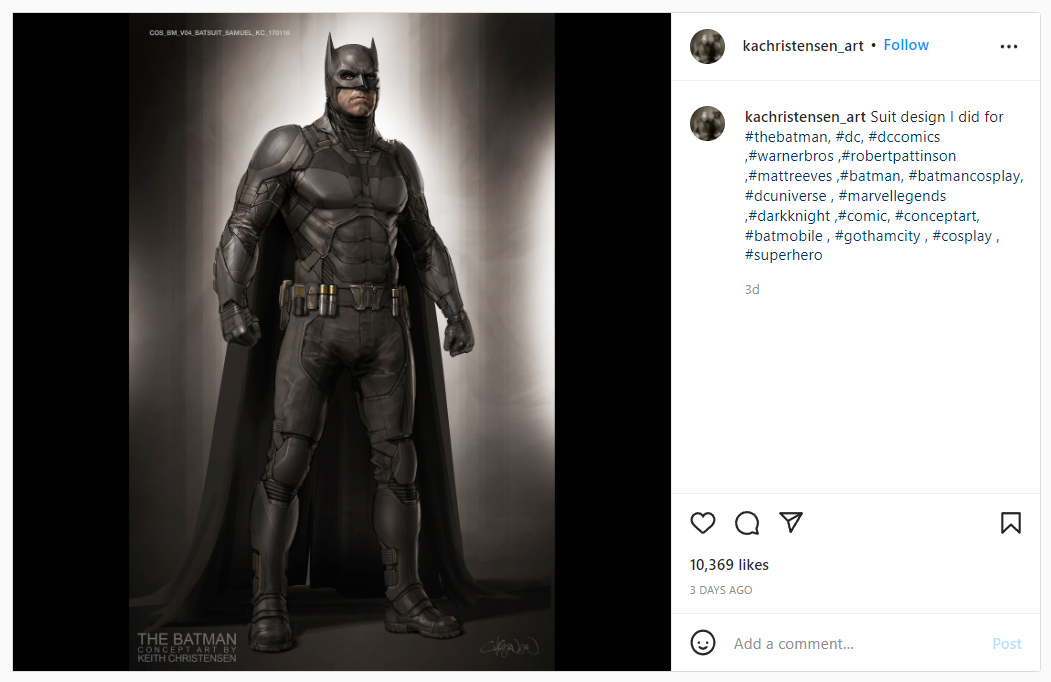 Ben Affleck's Batman Movie Concept Suit Revealed