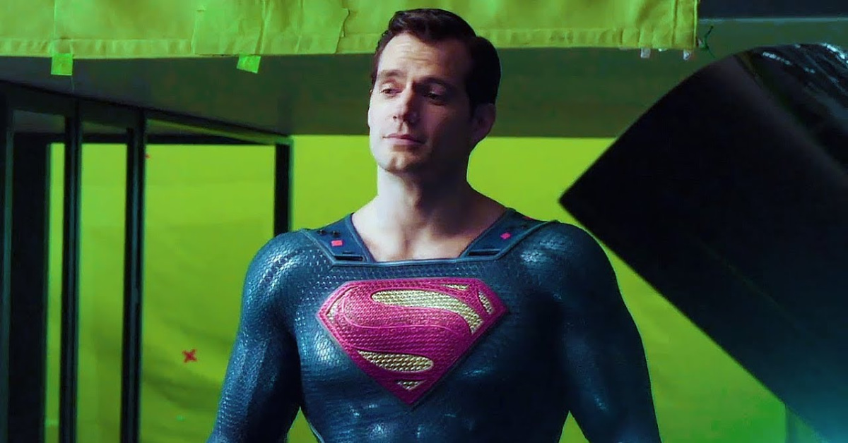 Henry Cavill Wears Blue Superman Costume In Black Adam - Geekosity