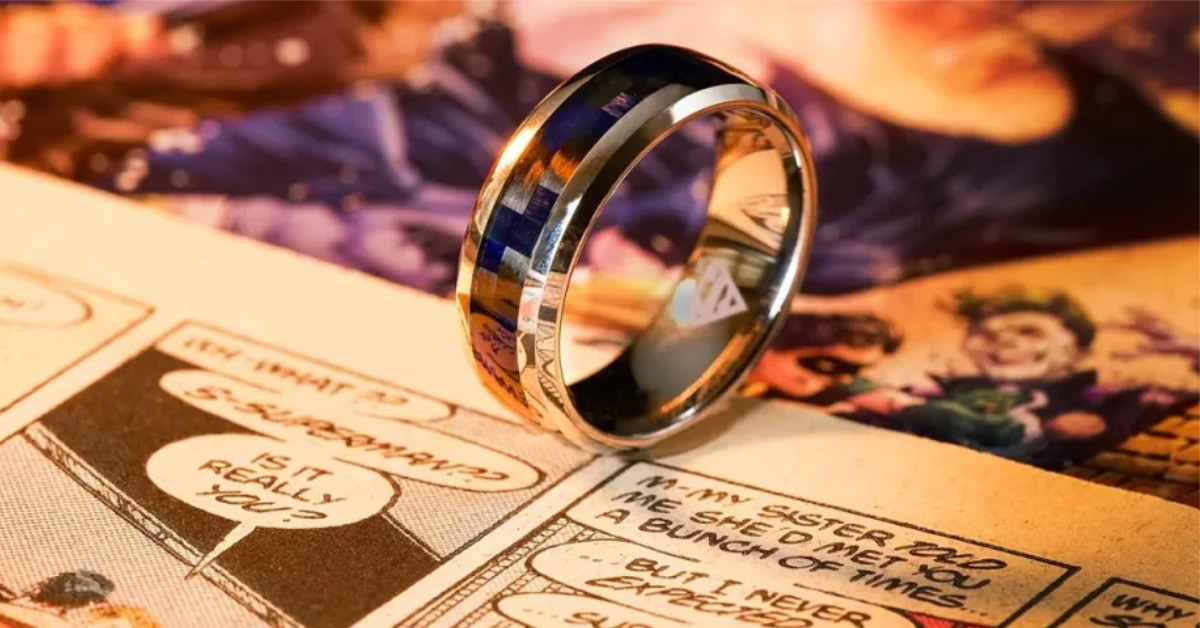 Justice League And DC Comics Wedding Rings Now Available