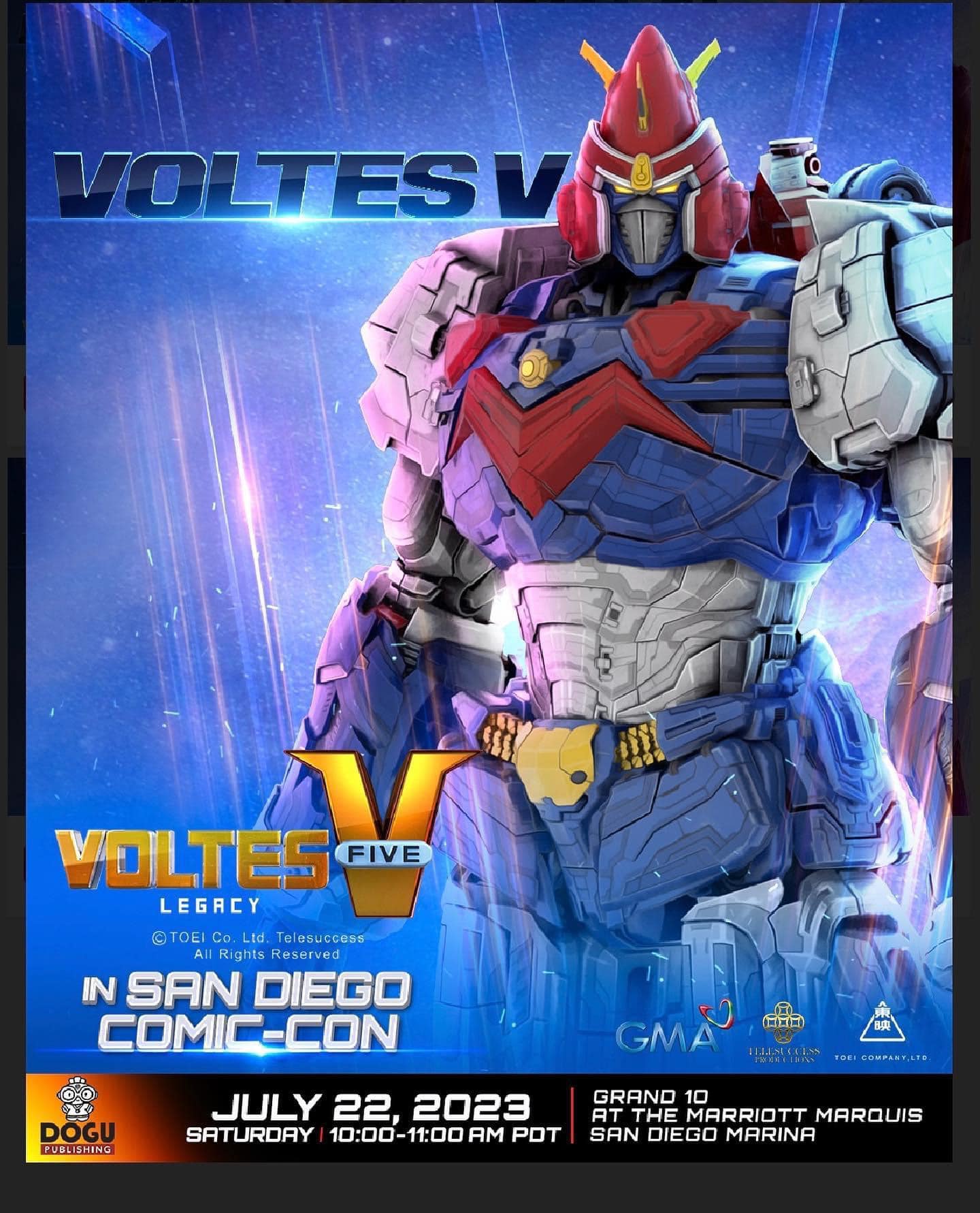 Voltes V: Legacy Plants Filipino Flag For First Time At SDCC 2023
